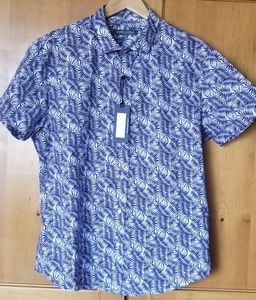 NWT - Men's short sleeve button down